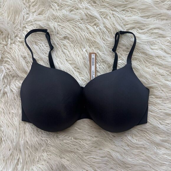 Skims Ultimate Push up Plunge Bra Onyx Size 38DDD - Picture 1 of 7